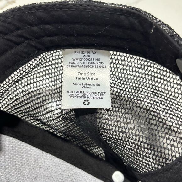 Unisex Green & Black Camo “Good Vibes” Snapback Hat – Kids Size - Picture 10 of 10